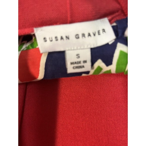 Susan Graver Pink Knit Open Front Cardigan Sweater S Cozy Soft Flowy Classy Chic - Picture 2 of 10